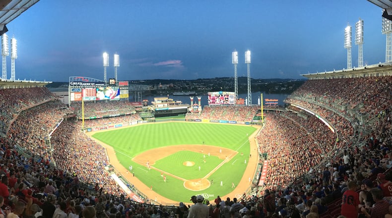 The Reds play the Cubs on Friday, June 28, 2019, at Great American Ball Park in Cincinnati.