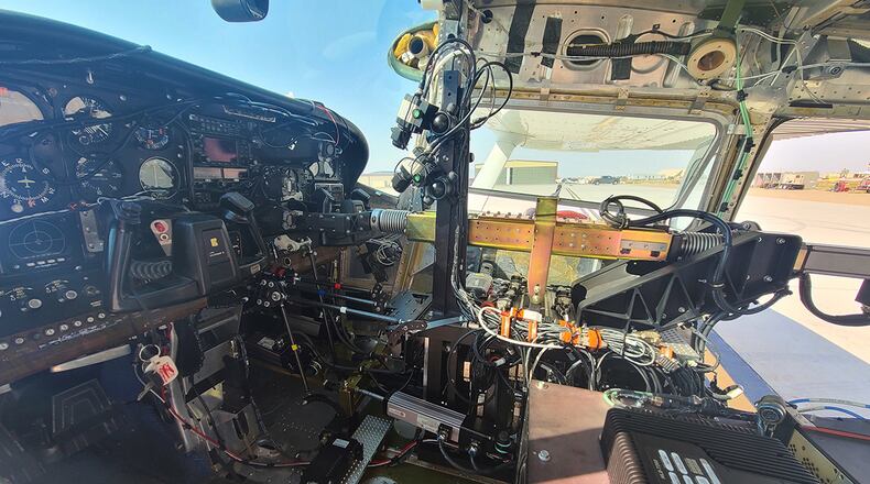 The Air Force Research Laboratory Center for Rapid Innovation and DZYNE Technologies Inc. resumed flight testing of the ROBOpilot unmanned air platform and completed a successful fourth flight test Sept. 24 at Dugway Proving Ground, Utah, during which ROBOPilot flew for approximately 2.2 hours, completing all test objectives. Courtesy photo