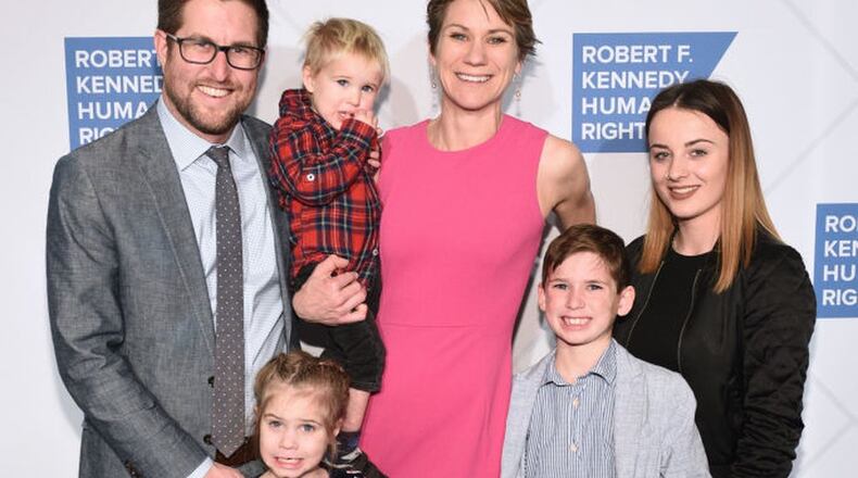 FILE PHOTO: David McKean, Maeve Kennedy Townsend Mckean and family attend the Robert F. Kennedy Human Rights Hosts 2019 Ripple Of Hope Gala & Auction In NYC on December 12, 2019 in New York City.