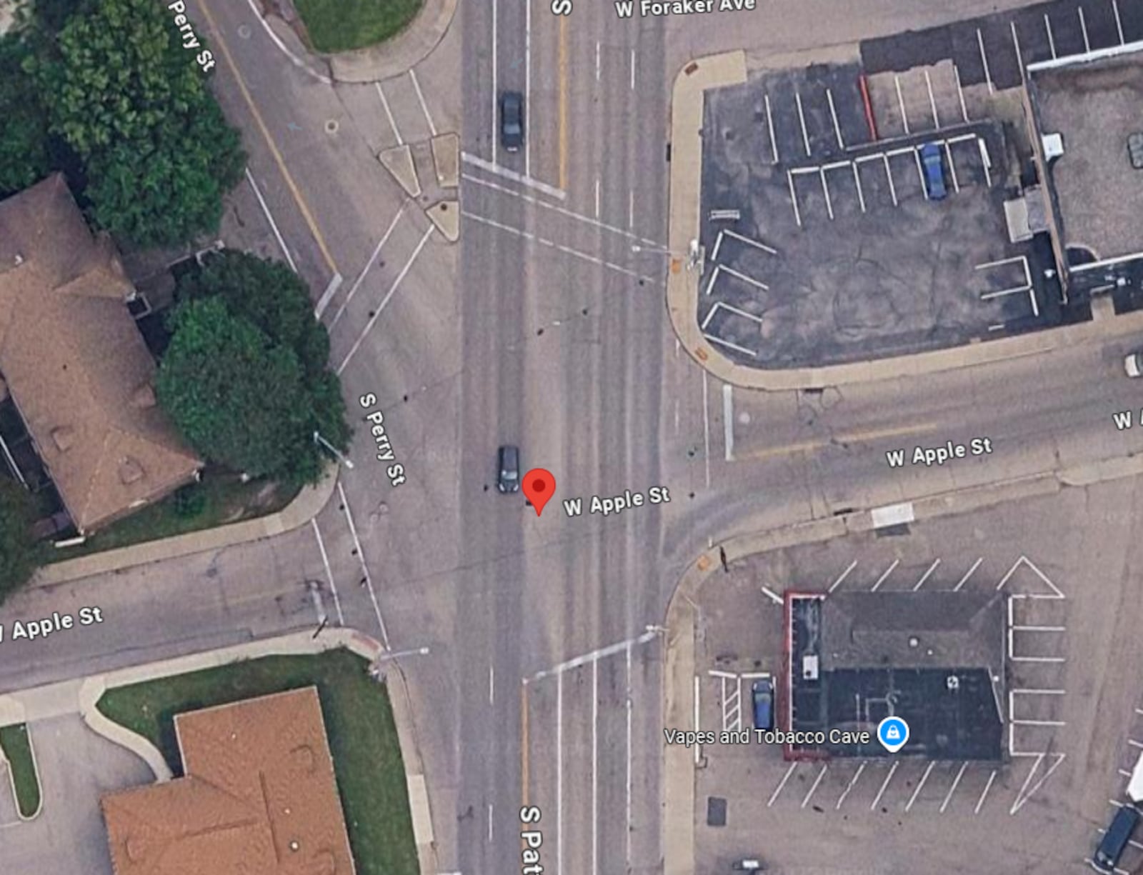 A pedestrian was hit by a vehicle in the area of Patterson Boulevard and Apple Street Monday Night.

Provided by Dayton Police Department.