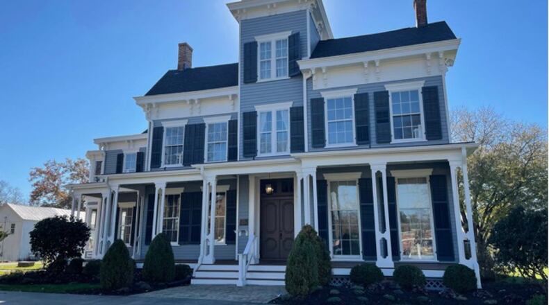 The Aron Wright house in Springboro, owned by the Dillin family, will receive an Excellence in Historic Preservation award in November 2021.