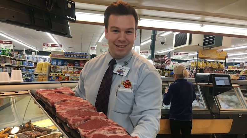 Dot’s Market in Kettering was recently sold to 27-year-old Nick Moshos. He started at Dot’s as a bag boy when he was 16. STAFF PHOTO / HOLLY SHIVELY