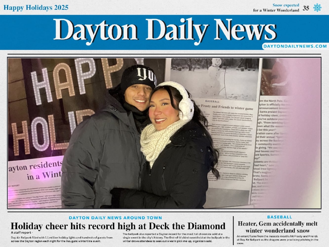 Did we spot you at Deck the Diamond?