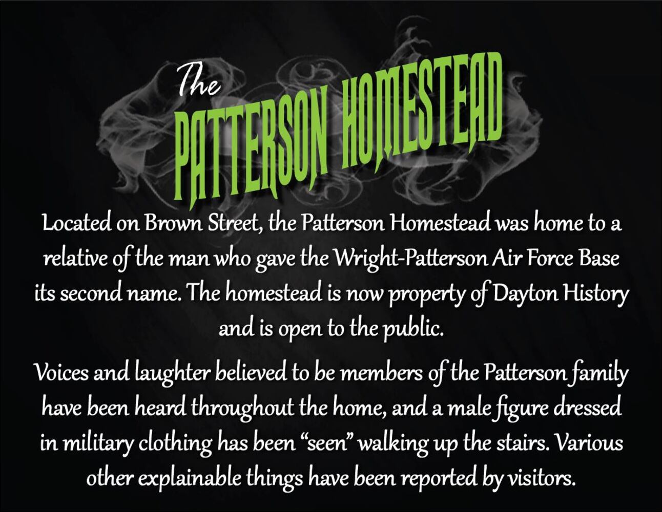 The Patterson Homestead