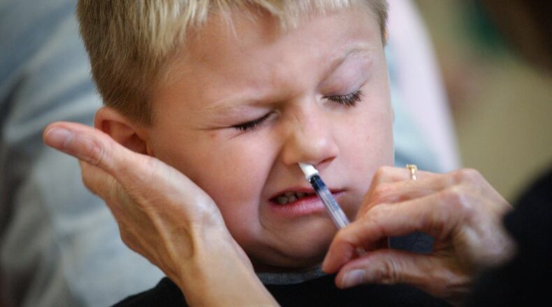 It’s that time of year to start talking about a flu shot, but when it comes to children, Dr. Kathleen M. Neuzil says that the nasal spray alternative has been very effective. (Jed Kirschbaum/Baltimore Sun/TNS)
