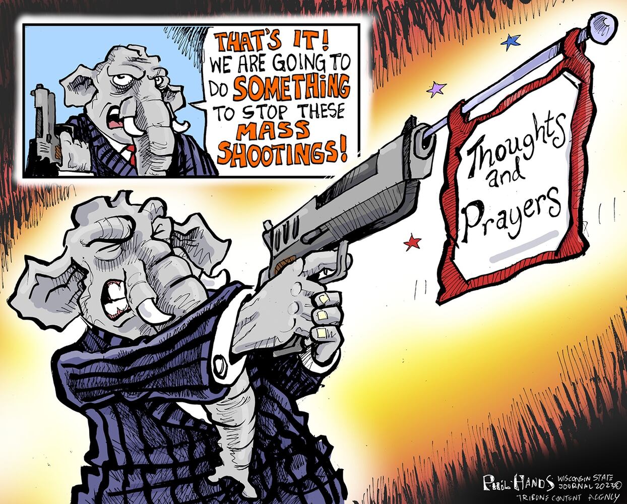 WEEK IN CARTOONS: Trump indictment, school shooting and more