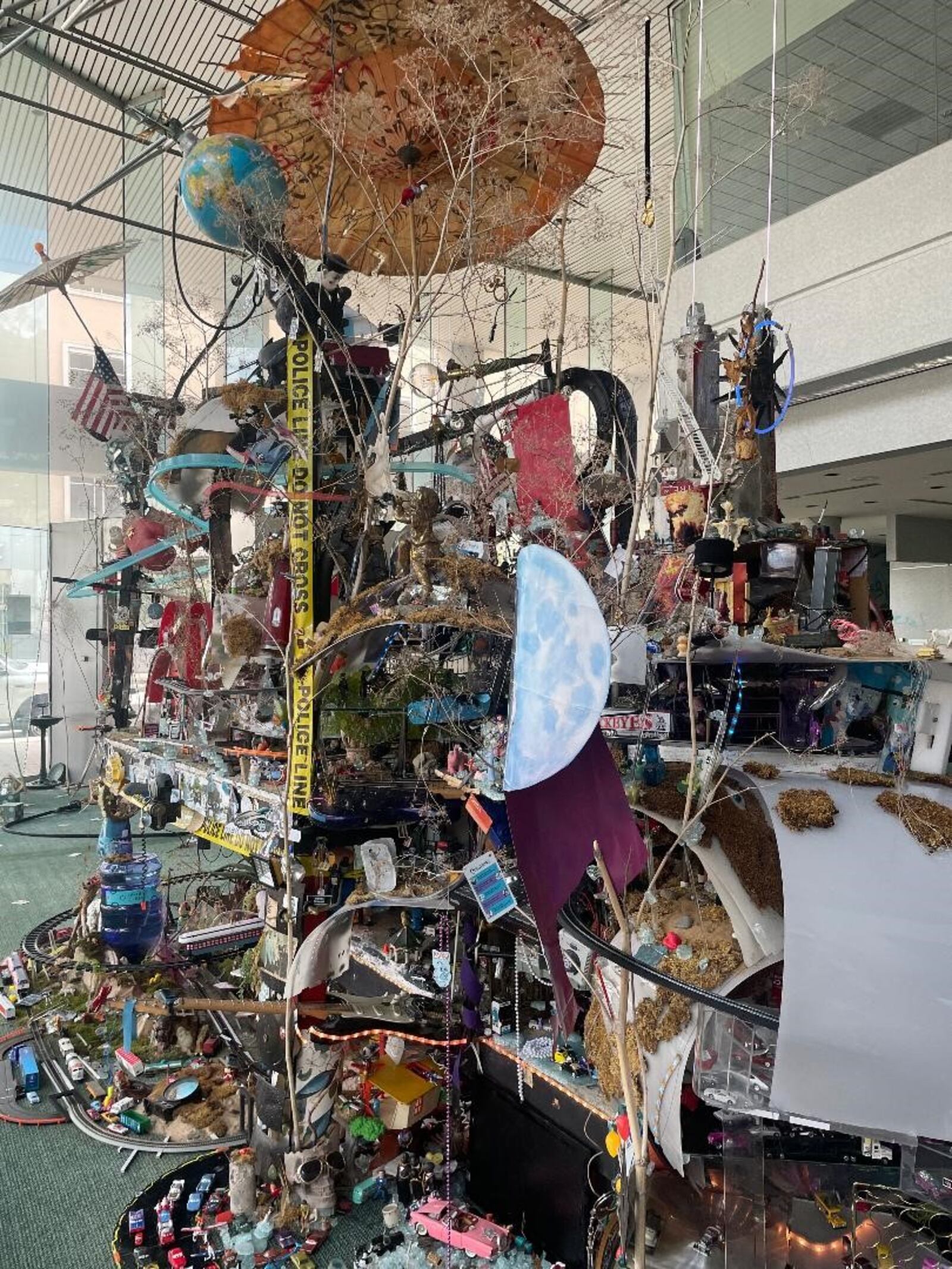 Robert Blackstone's "Crystal City" installation bridges the whimsical and the thought-provoking. PHOTO BY RUSSELL FLORENCE JR.