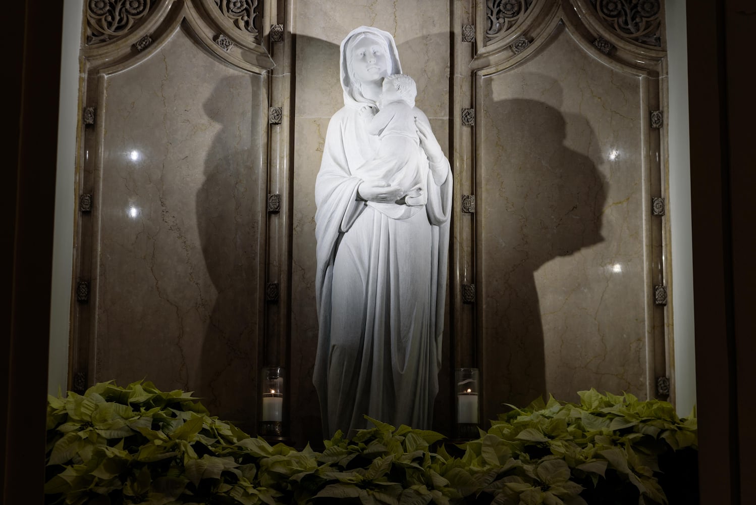 PHOTOS: A look inside Holy Angels Catholic Church decorated for Christmas