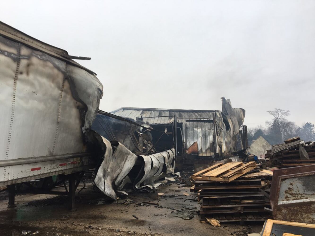 PHOTOS: Flames seen in BDL Supply fire in South Charleston