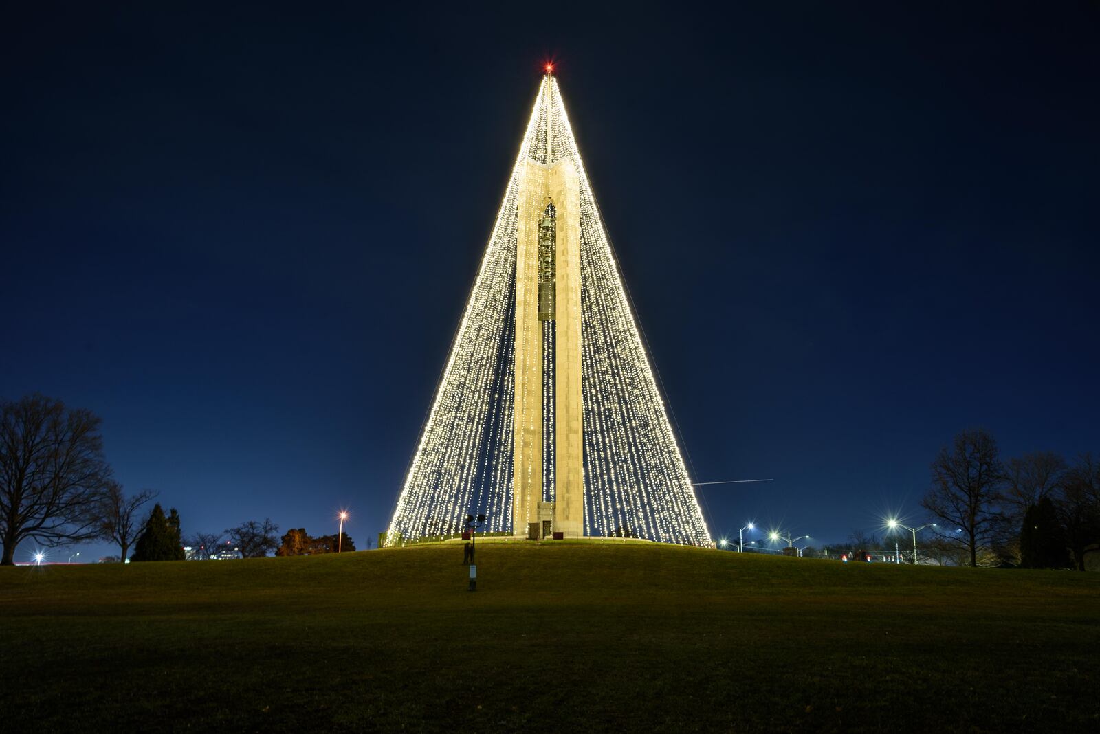 File photo: Carillon Historical Park, a 65-acre open-air history museum in Dayton is decked out in holiday lights for its annual A Carillon Christmas event which runs until Dec. 30, 2022. TOM GILLIAM / CONTRIBUTING PHOTOGRAPHER