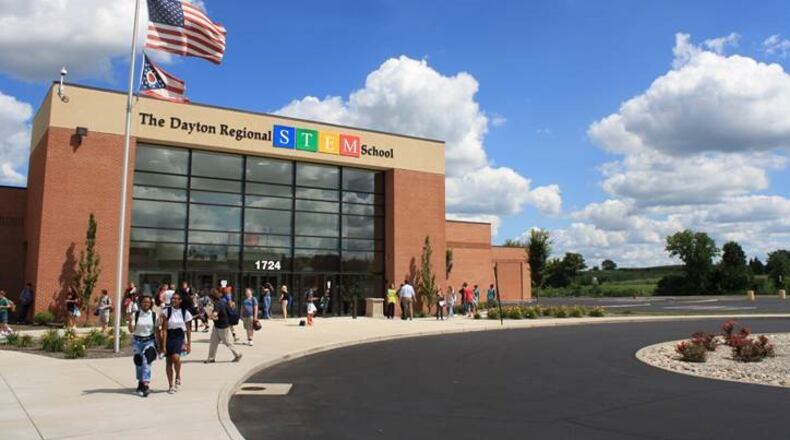 Located in Kettering, the Dayton Regional STEM School serves over 625 students in grades 6-12 from over 30 districts in seven counties. CONTRIBUTED.