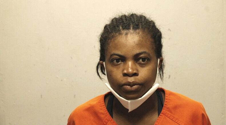 Makuya Stephanie Kambamba, 28, of Kirksville, Mo., is accused of giving birth May. 6, 2020, at the Smithfield Foods meatpacking plant where she works and letting her son drown in a toilet.