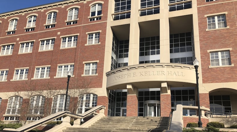 The University of Dayton’s School of Law is located in Keller Hall. FILE