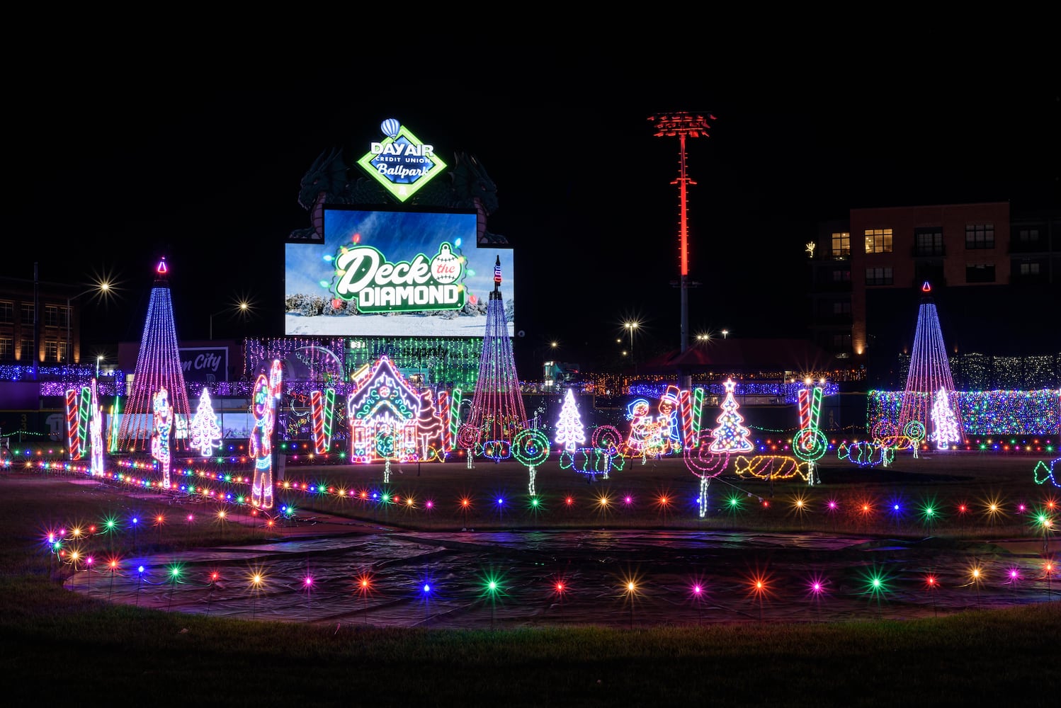 PHOTOS: Deck the Diamond at Day Air Ballpark