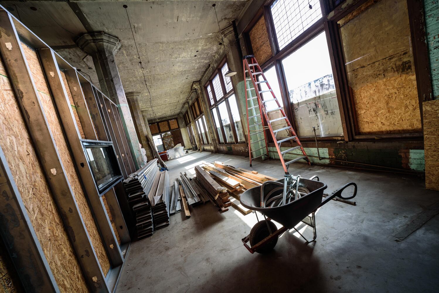 PHOTOS: Construction continues on The Manhattan, a historic Webster Station building