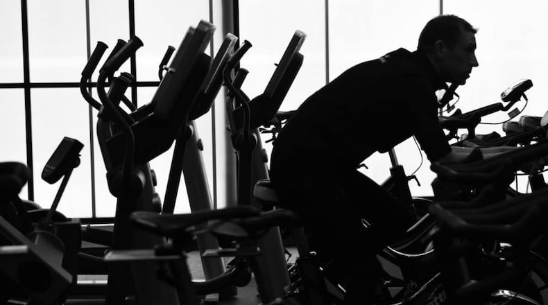 An Ohio man, kept away from his gym because of a stay at home order, created his own place to work out -- in his backyard.