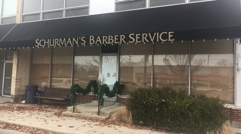 Schurman’s Barber Service on Far Hills Avenue in Oakwood shut down at the end of the day last Friday. The long running business is apparently closing due to a landlord/tenant dispute.