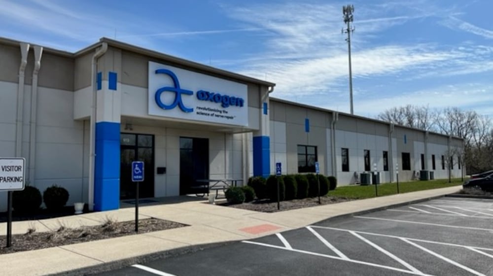 The entrance to the local Axogen facility. Contributed