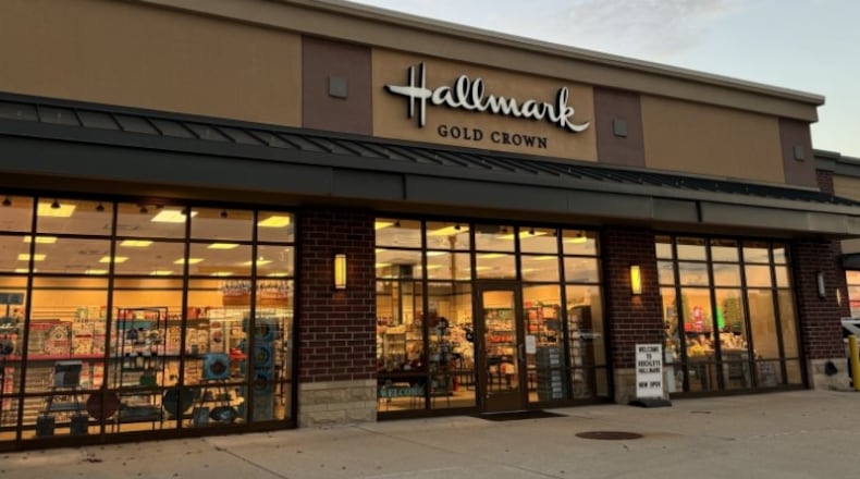 A new Hallmark Gold Crown store has opened at Bridgewater Falls, across the parking lot from TJ Maxx, Old Navy and other stories. CONTRIBUTED