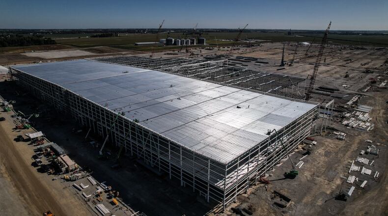 The $4.4 billion EV battery plant built by Honda and LG, which is expected to create 2,200 jobs, is under construction in Fayette County, just east of Greene County, employing hundreds of construction workers. A year ago, Chair Jerome Powell warned that the Fed was prepared to be similarly aggressive toward high inflation, saying its rate hikes would cause “some pain” in the form of higher unemployment. At a news conference last week, he suggested that a soft landing remains a “possible," if not guaranteed, outcome. JIM NOELKER/STAFF