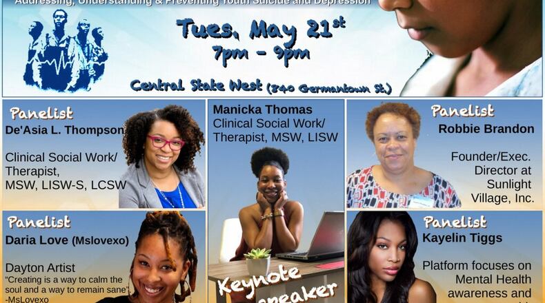 Non-profit Knowledge for Life, which holds conferences on issues of importance to the black community in Dayton, is hosting a forum on youth mental health and suicide prevention on May 21. CONTRIBUTED