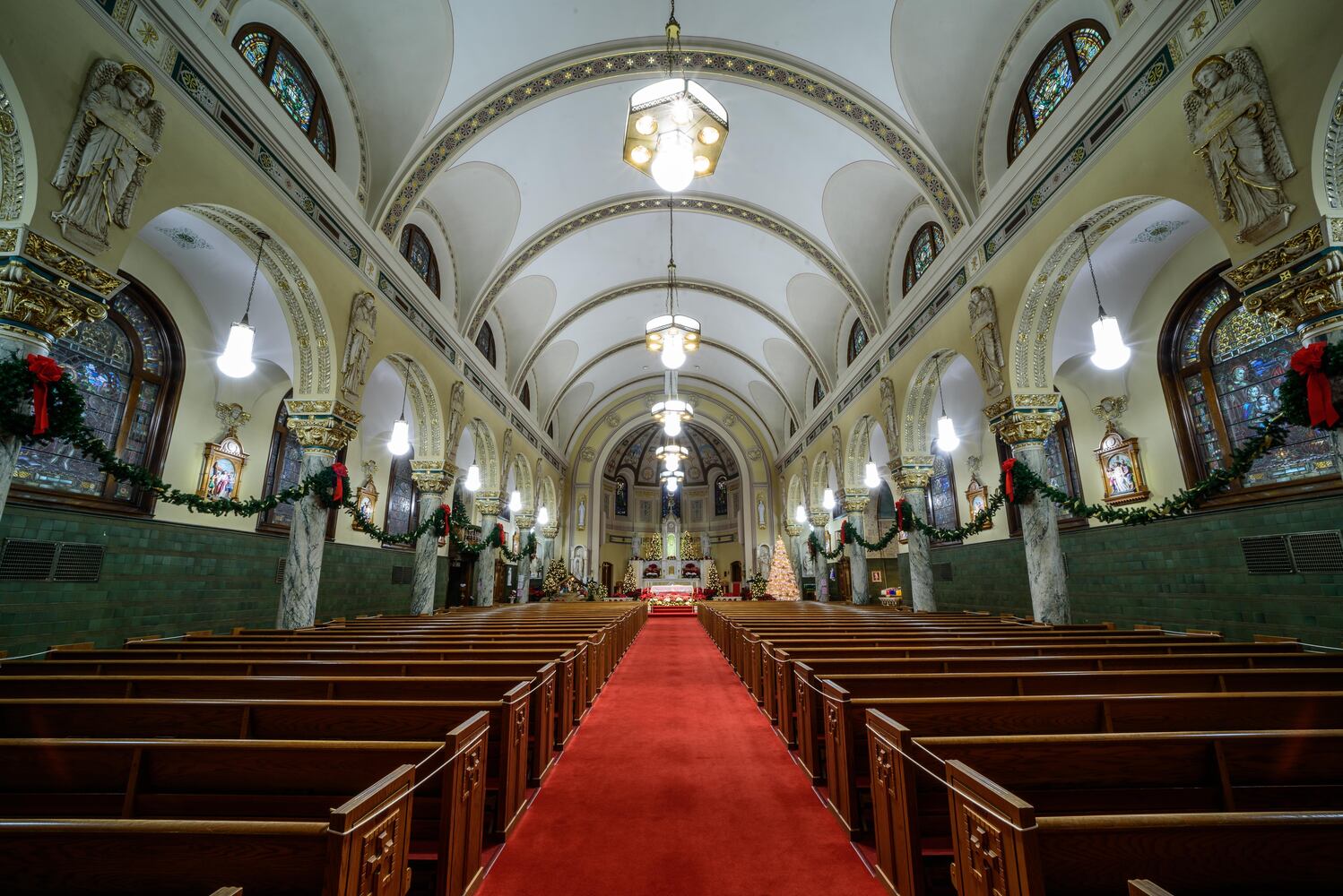 PHOTOS: Christmas Eve morning at St. Joseph Catholic Church in downtown Dayton