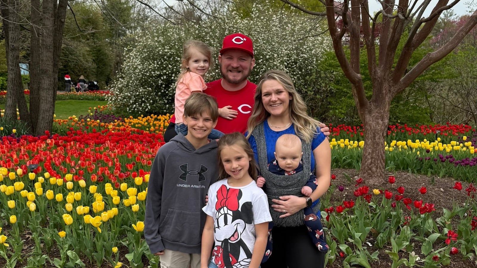 Josh and Becca Brandner with their children. The couple lives in Hamilton. CONTRIBUTED
