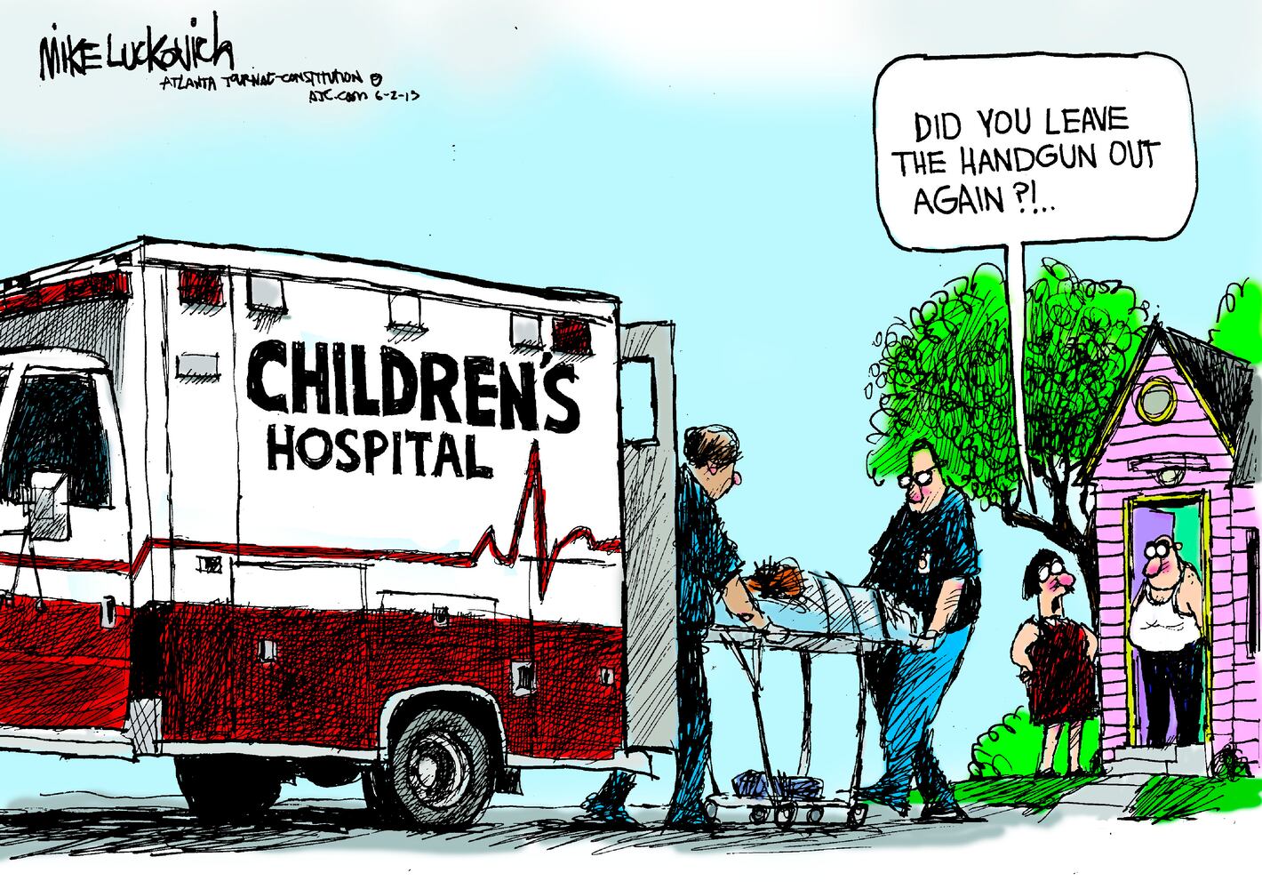 Luckovich: Guns