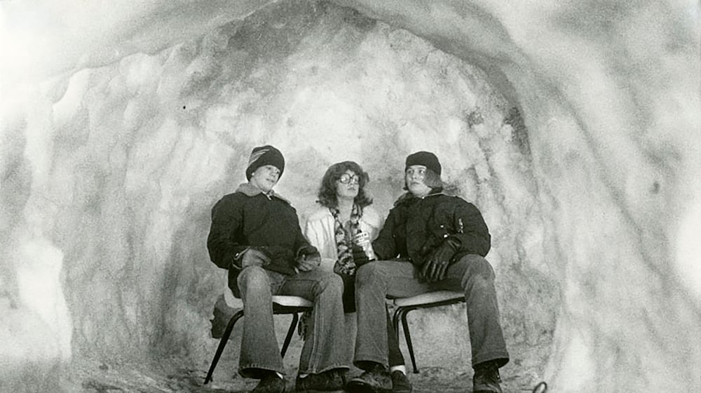 Andy Denniston, Lisa Jones, and James Howard, all of Dayton, enjoy a much deserved break in their homemade igloo during the 1978 blizzard. DAYTON DAILY NEWS ARCHIVE