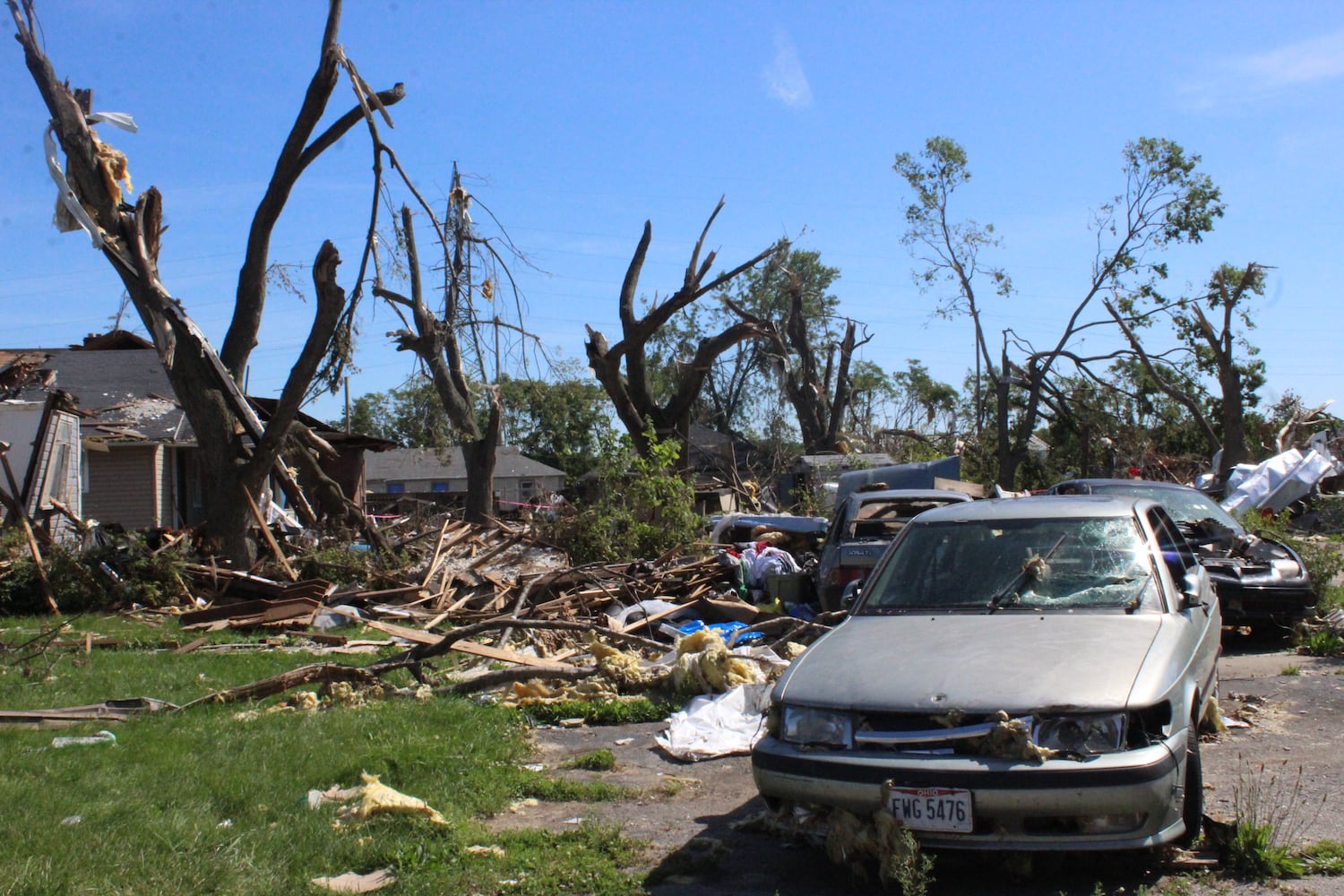 PHOTOS: Troy Street in Dayton two weeks after the Memorial Day tornadoes