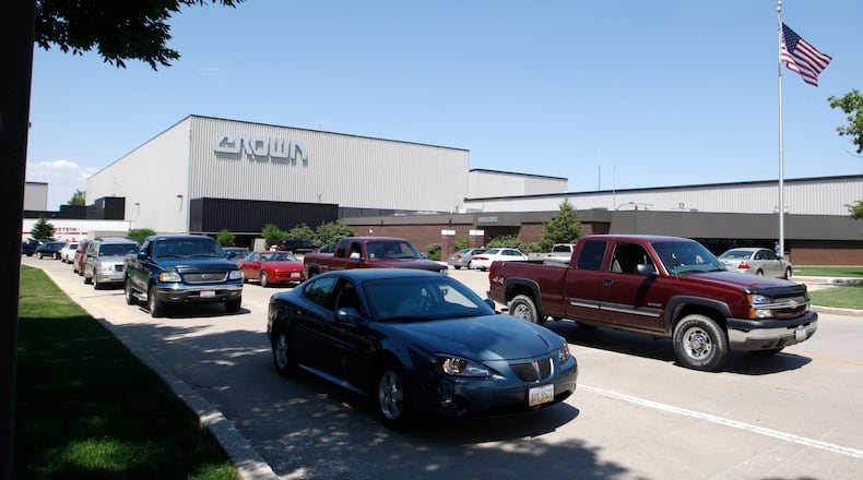 Crown Equipment Corp.’s New Bremen headquarters. STAFF/TY GREENLEES