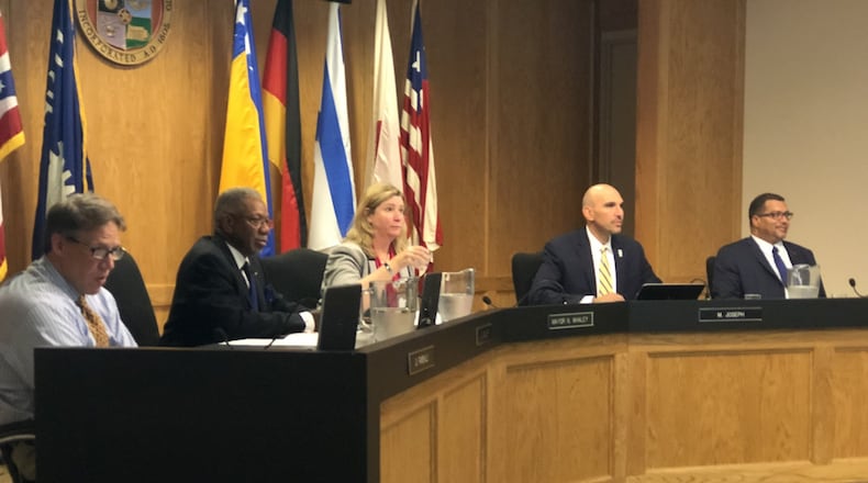 The Dayton City Commission. CORNELIUS FROLIK / STAFF