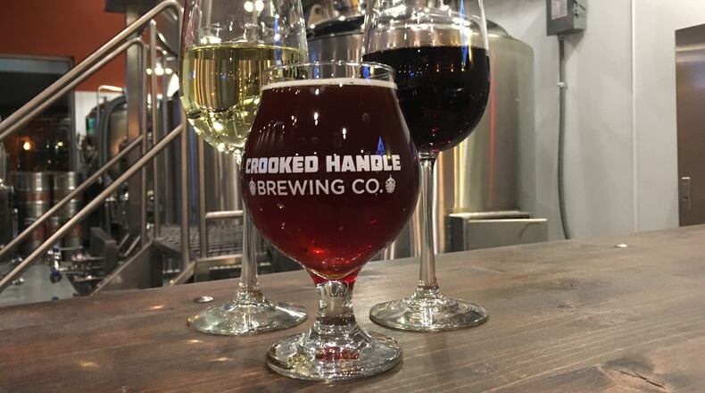Crooked Handle Brewing Co. is adding wine and other breweries’ beers to the menu, and is also poised to boost production of its signature beers. CONTRIBUTED