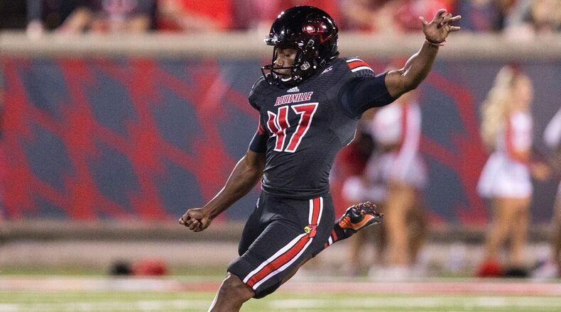 The Cincinnati Bengals signed former Louisville kicker Jonathan Brown to a Reserve/Futures contract Friday, Jan. 20. SUBMITTED PHOTO