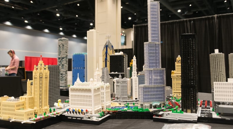 The Chicago skyline will be at this weekends LEGO BrickUniverse Convention in Dayton. CONTRIBUTED