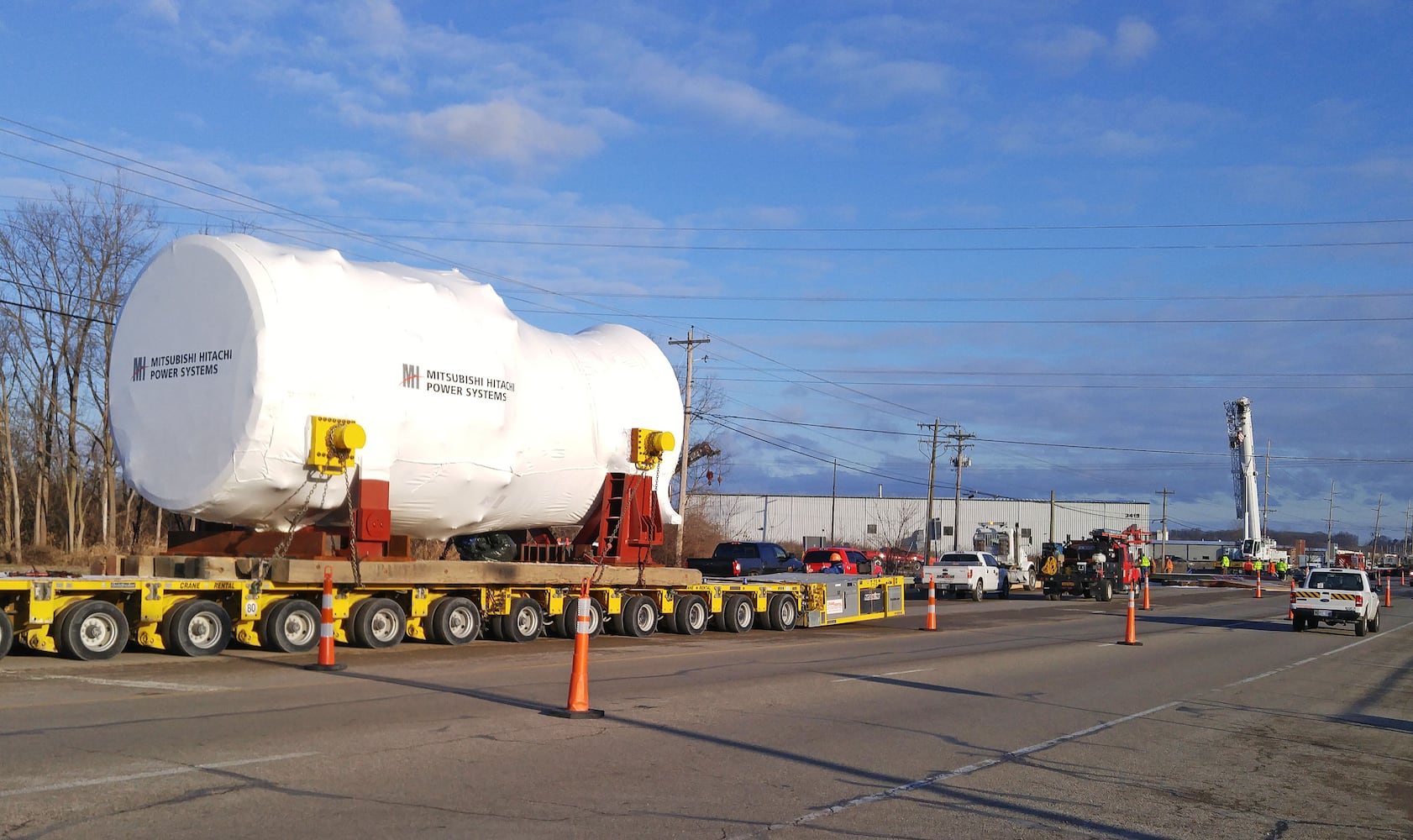 Huge transport will close Monroe road Monday