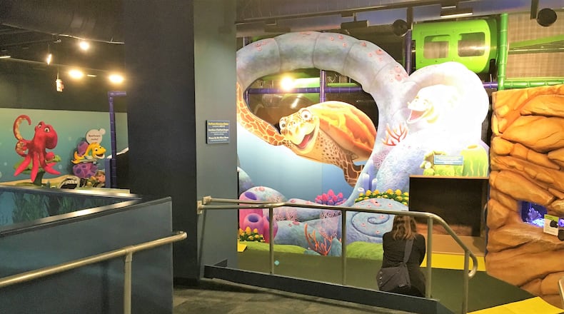 Jim Henson’s Splash and Bubbles Reeftown Adventure is now open and provides an indoor space for kids to play and learn as they explore environments from the popular kids’ TV show, “Splash and Bubbles.” CONTRIBUTED