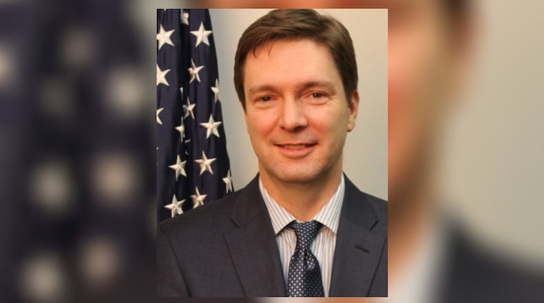 Reece Smyth, a Dayton native and current active U.S. Ambassador to Ireland, will be in town early next week. CONTRIBUTED