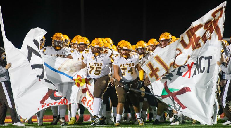 Alter defeated Ross 35-21 in the Division III, Region 12 finals at Ross on Friday, Nov. 6, 2020. Michael Cooper/CONTRIBUTED