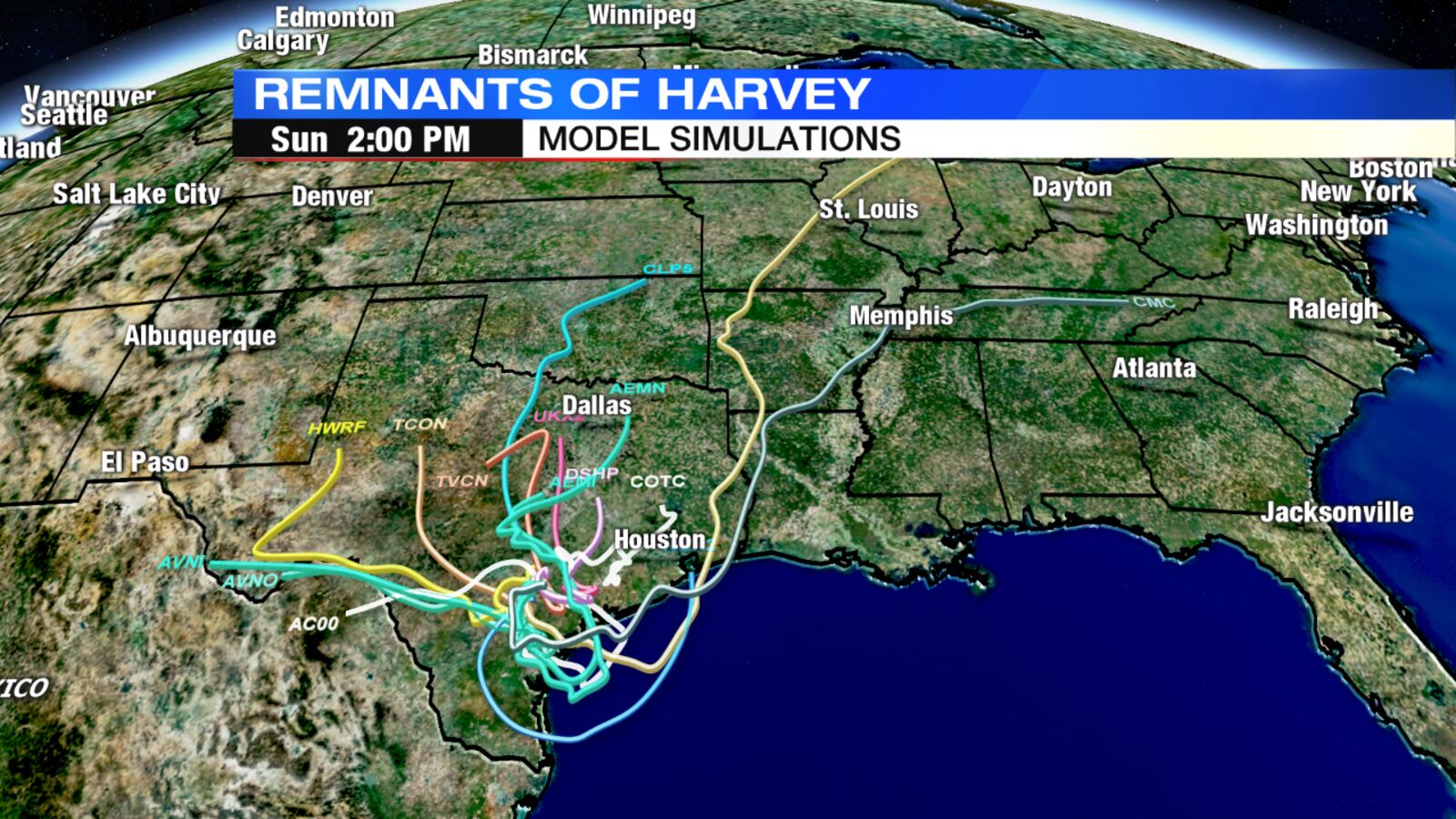 Remnants of Harvey
