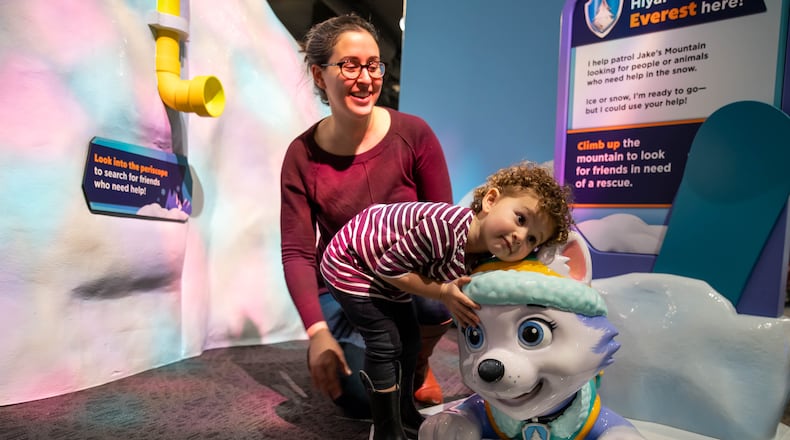 The PAW Patrol Adventure Play exhibit opened in February at The Children's Museum of Indianapolis and will run though July 28, 2019.