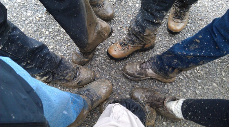 Preparation is key. Dress appropriately for the elements layers that will keep you warm and dry. Sturdy footwear is a must hiking boots can handle the mud. CONTRIBUTED