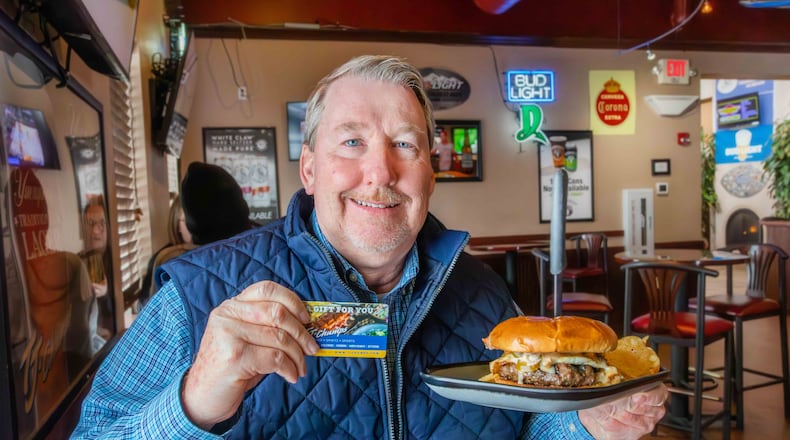 Last year, Tim Franck took home first place in TJ Chumps' Battle of the Burgers competition with his chorizo burger (CONTRIBUTED PHOTO).