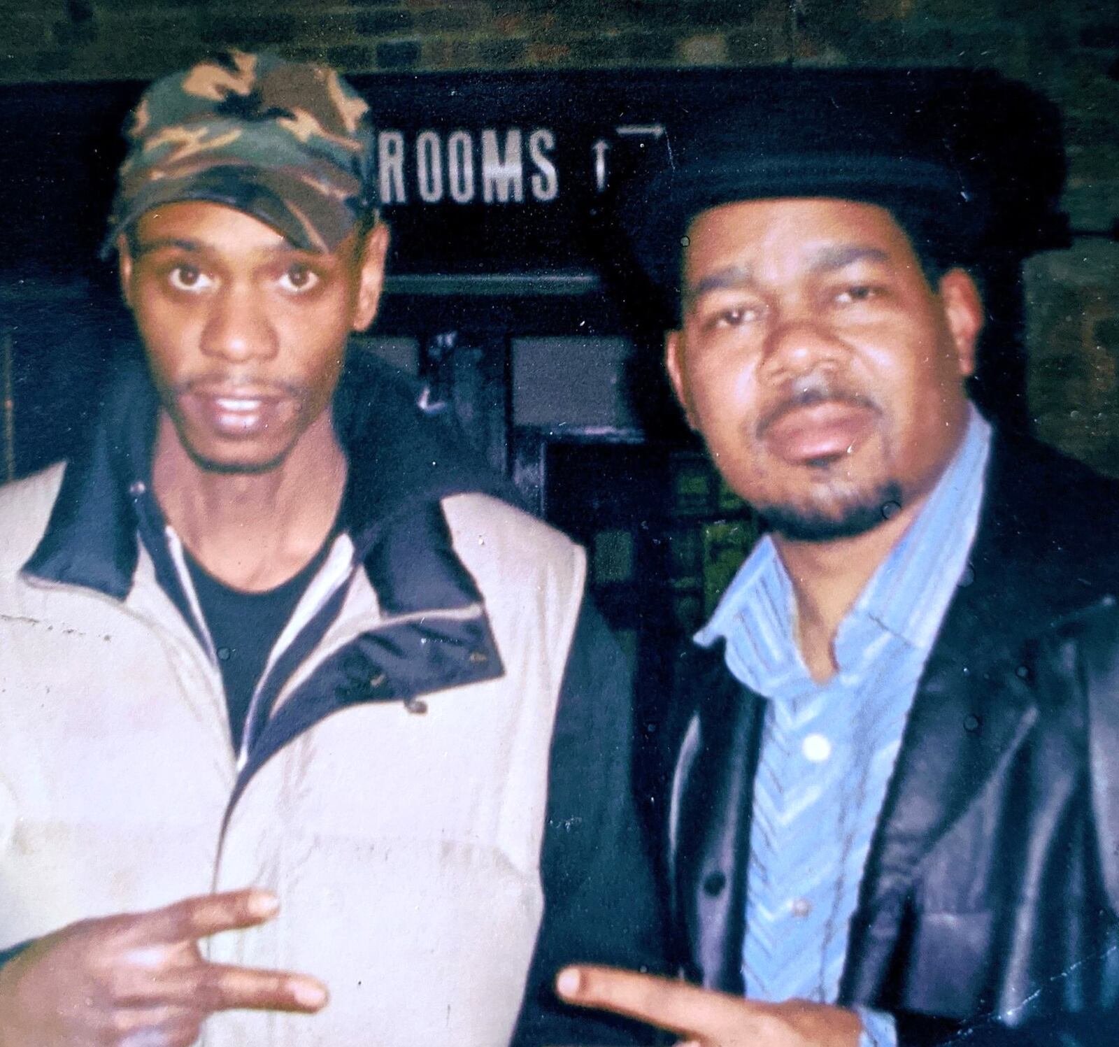 Raymond Jackson and Dave Chappelle at Wiley's Comedy Club. CONTRIBUTED