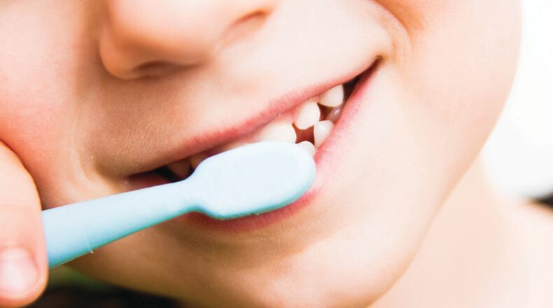 A good rule of thumb is that a child needs to be able to tie their own shoes before they should begin to brush without help. It is important that each surface of every individual tooth receives attention. Be sure to help your child brush all of their teeth. METRO NEWS SERVICE PHOTO