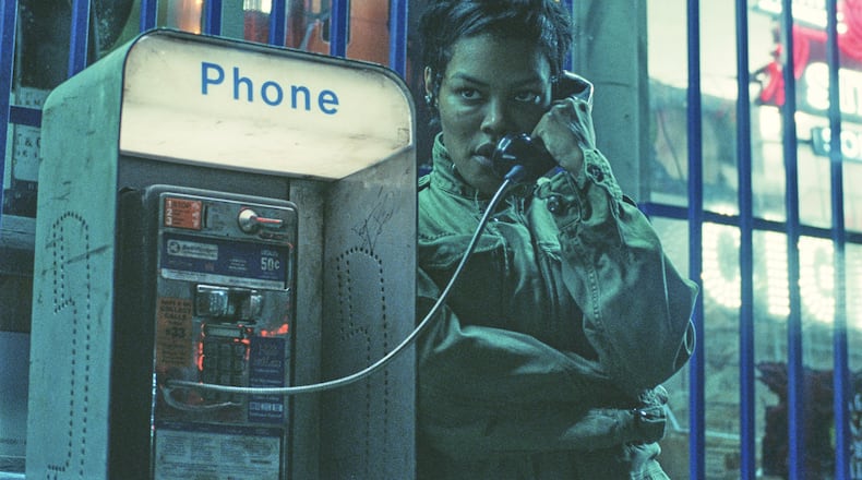 This image released by Warner Bros. Pictures shows Teyana Taylor in a scene from "One Battle After Another." (Warner Bros. Pictures via AP)