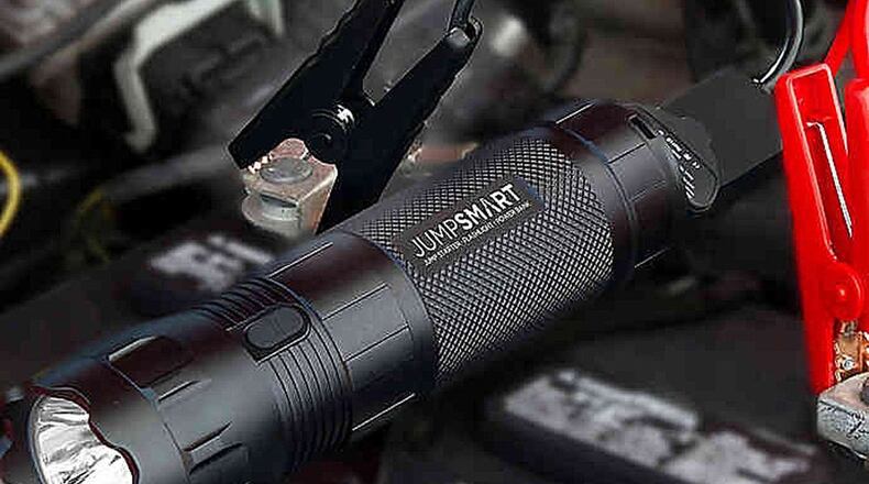 The Jump Smart portable jump starter is compact and can also serve as a charging device if needed. Contributed photo