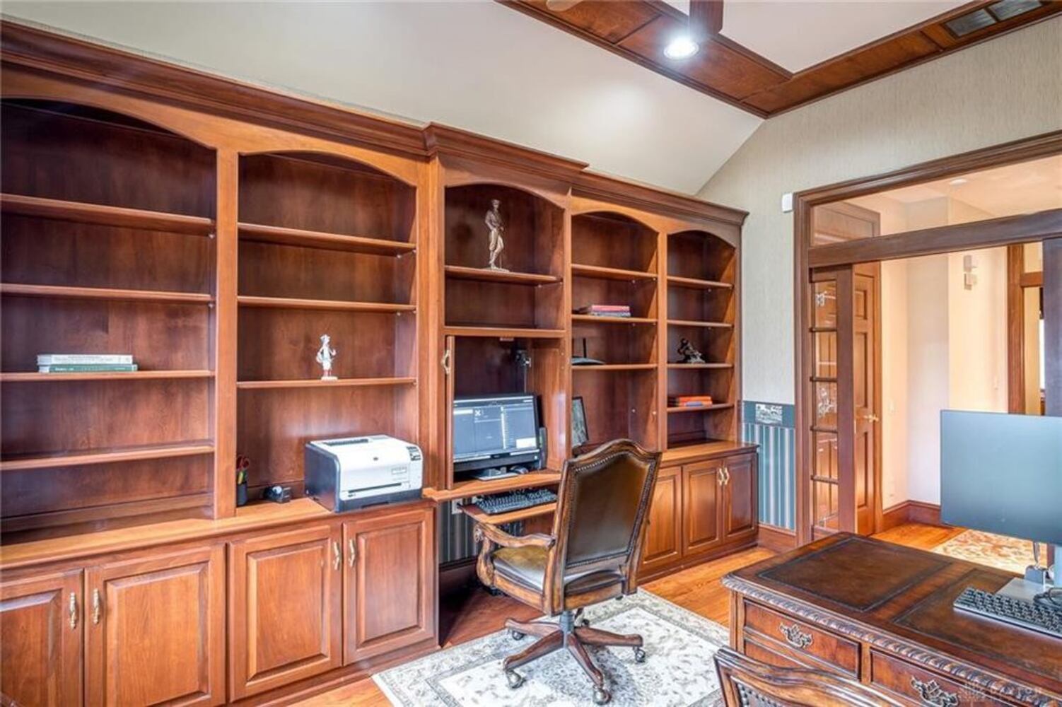 French country-style home offers grand social areas