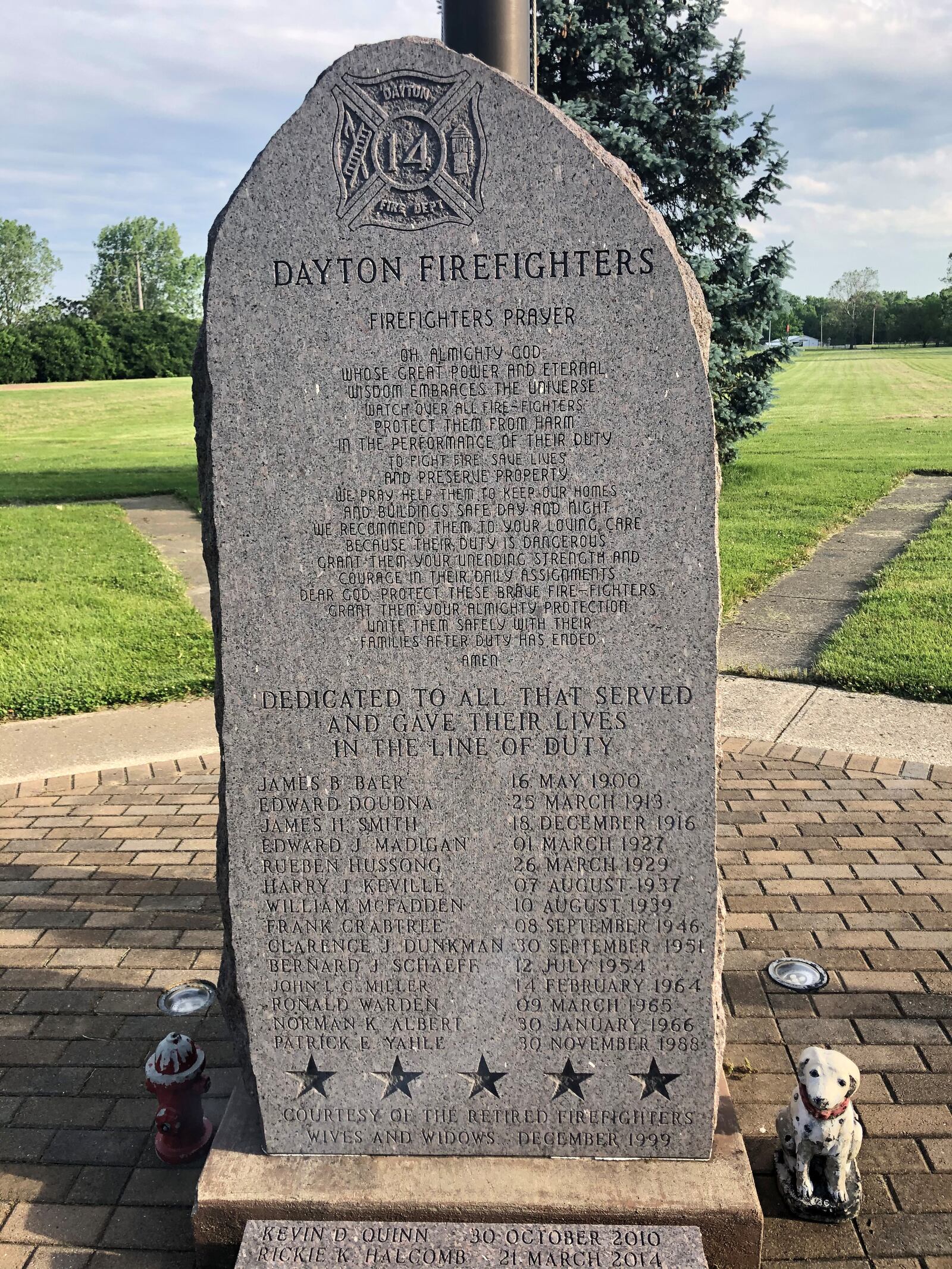Dayton Firefighters Local 136 is planning a fundraiser for a memorial to fallen firefighters. The current memorial, located at the Firefigher's Activiy Center, has run out of room for additional names. Pickhead’s Car & Bike Show will be held Sunday, Aug. 29 at the Dayton Firefighter’s Activity Center, 3616 Needmore Rd.  CONTRIBUTED PHOTO