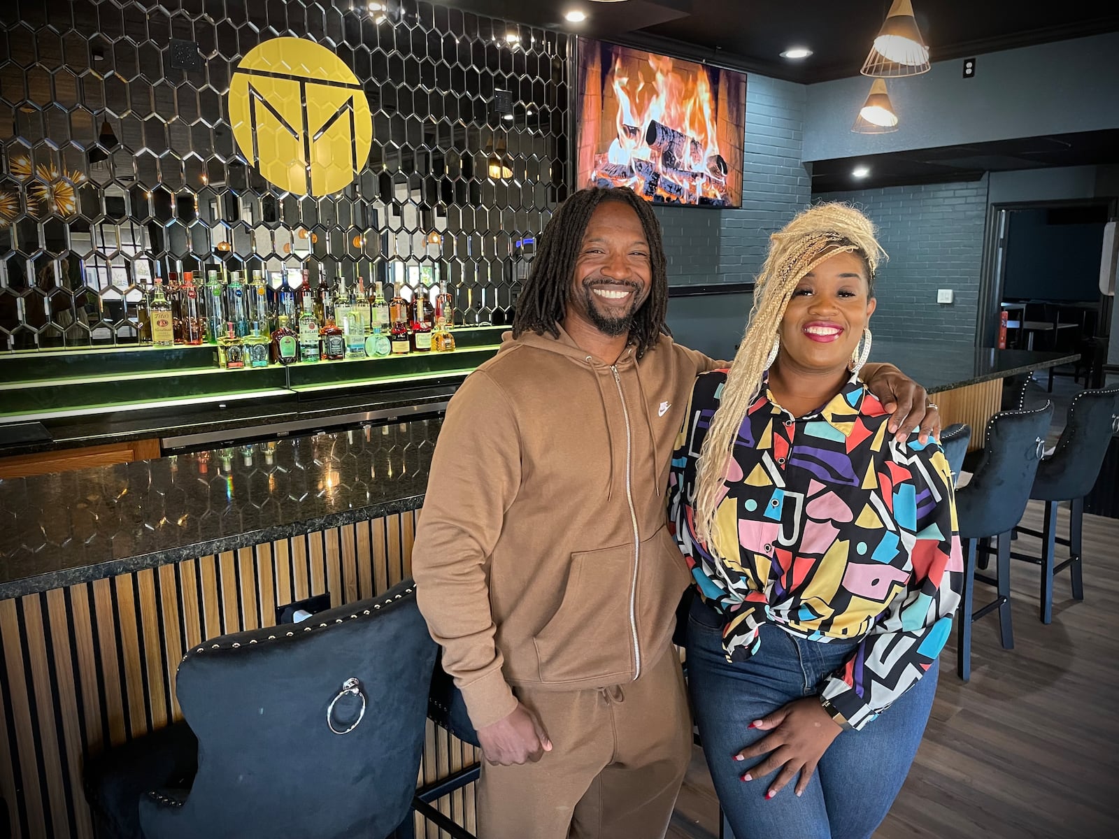 Mar’Tae Kitchen & Cocktails is located at 5212 Salem Ave. in Trotwood. Pictured are owners Mark Lee and Tae Winston. NATALIE JONES/STAFF